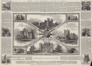 Treffen des Archäologischen Instituts in Lincoln (Gravur)