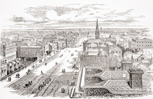 Melbourne, Australien, aus The Gallery of Geography von Rev. Thomas Milner, veröffentlicht ca. 1880 von English School