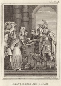 Melchisedek und Abram von English School