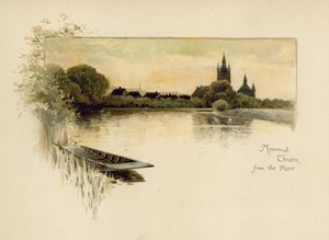 Memorial Theatre vom Fluss aus von English School