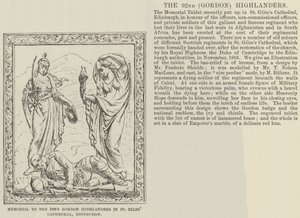 Denkmal für die 92. Gordon Highlanders in der St. Giles