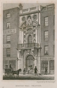 Mercers Hall, Cheapside, London von English School