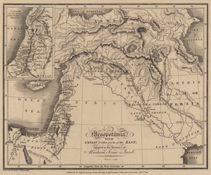 Mesopotamien mit Kanaan und anderen Teilen des Ostens, angepasst an die Geschichten von Abraham, Isaak und Jakob von English School