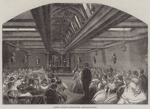 Konzertsaal von Messers Collard in der Grosvenor Street von English School