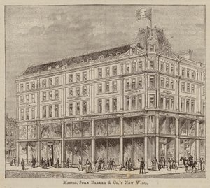 Messrs John Barker und Co, Tuchhändler und Allgemeine Lagerhalter, Ausstatter, Hausingenieure, Möbelhändler und Lieferanten, Kensington High Street, W