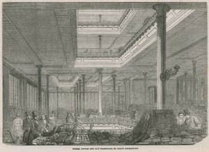 Lagerhaus von Messrs Pawson und Co. von English School
