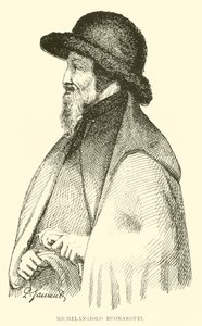 Michelangiolo Buonarotti (Stich) von English School