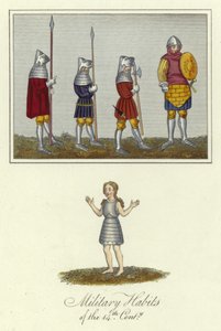 Militärische Gewohnheiten des 14. Jahrhunderts von English School