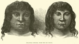 Miranhas-Indianer vom Rio Negro von English School