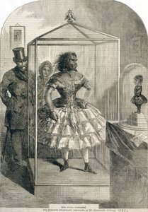 Miss Julia Pastrana, Die einbalsamierte Unbeschreibliche, ausgestellt in 191 Piccadilly, 1862 von English School