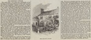 Miss Mitfords Cottage (Stich) von English School