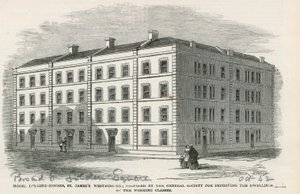 Modell-Wohnhäuser, St Jamess Westminster von English School