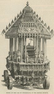 Modell des Wagens von Juggernaut von English School
