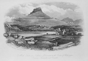 Moel Gest, oder Naturdenkmal für den Herzog von Wellington, zwischen Tremadoc und Criccieth