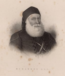 Mohamed Ali, der die Nadel der Kleopatra König George IV. schenkte von English School