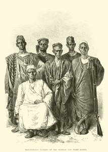 Mohammedanische Neger des Senegal- und Niger-Beckens (Gravur) von English School