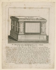 Denkmal auf dem Kirchhof von St. Botolphs, Bishopsgate von English School