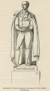 Denkmal für Sir Pulteney Malcolm von English School