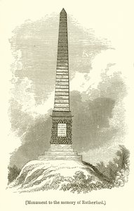 Denkmal zum Gedenken an Rutherford von English School