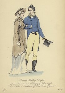 Morgenspaziergangskleidung für Damen und Herren von English School