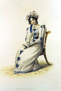 Morgenkleid, Modeplatte aus Ackermann