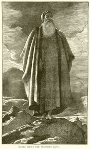 Moses sieht das gelobte Land von English School