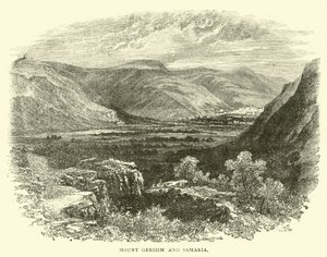 Berg Garizim und Samaria von English School