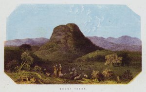 Berg Tabor (Farblithografie)