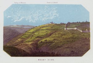 Berg Zion (Farblithografie)