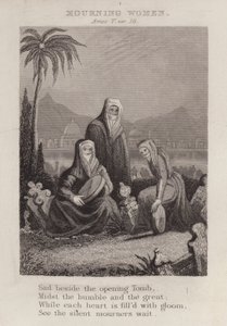 Trauernde Frauen, Amos V, Vers 16 von English School