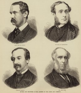 Beweger und Unterstützer der Adresse in den Lords und Commons von English School