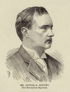 Herr Arthur A Hopkins (Gravur) von English School