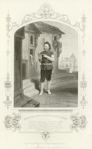 Mr. Buckstone als Launcelot Gobbo, Der Kaufmann von Venedig von English School