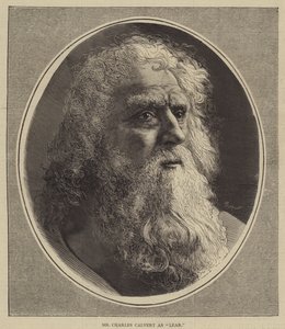 Mr. Charles Calvert als "Lear" (Gravur) von English School