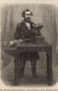 Mr. Charles Dickens liest 