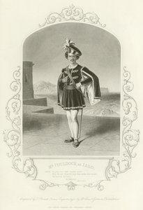 Mr. Couldock als Iago, Othello, Akt II, Szene I