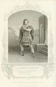 Mr. Creswick als Coriolanus, Coriolanus, Akt V, Szene III von English School