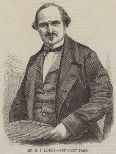 Herr E J Loder (Gravur) von English School