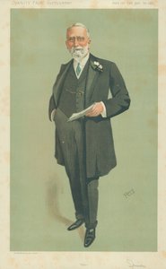 Mr Evan Spicer, Papier, 8. Mai 1912, Vanity Fair Karikatur von English School