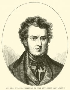 Mr. George Wilson, Vorsitzender der Anti-Corn Law League von English School