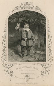 Mr Hackett als Falstaff in Die lustigen Weiber von Windsor von English School