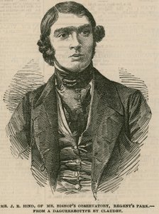 Mr. J. R. Hind vom Observatorium von Mr. Bishop, Regents Park von English School