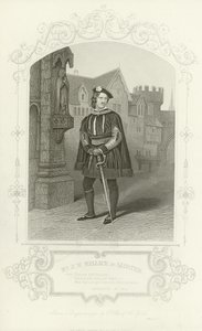 Mr. J. W. Wallack als Gloster, Richard III, Akt I, Szene I von English School