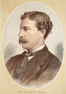 Mr James Gordon Bennett, Illustration aus der Bildausgabe des Lebens und der Entdeckungen von David Livingstone von J. Ewing Richie, veröffentlicht von A. Fullarton & Co., 1876