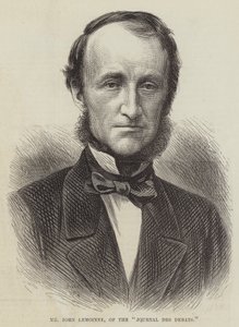 Herr John Lemoinne, vom "Journal des Debats" (Stich) von English School