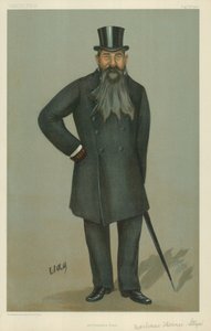 Mr Martinus Theunis Steyn, Ex-Präsident Steyn, 9. August 1900, Vanity Fair Karikatur von English School