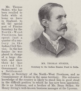 Mr. Thomas Stoker, Sekretär des Indian Famine Fund in Indien von English School