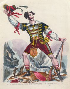 Mr. W. Harrison als Jose Speckbacher in The Love Test, ca. 1840