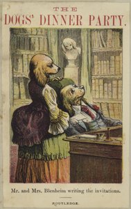 Mr. und Mrs. Bleheim schreiben die Einladungen von English School