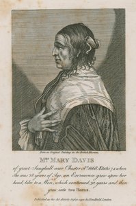 Mrs. Mary Davis aus Great Saughall bei Chester, 1668